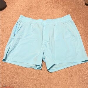 Lululemon Athletica Sky Blue Athletic Shorts size XL